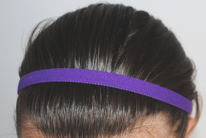 Bandeaux à cheveux XL extensible - Violet bicolore